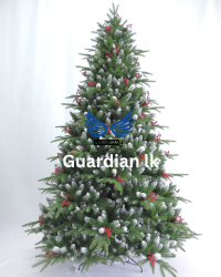 Snow-berry artificial Christmas tree with pinecones and red berries for sale in Sri Lanka, premium 6ft Christmas tree.